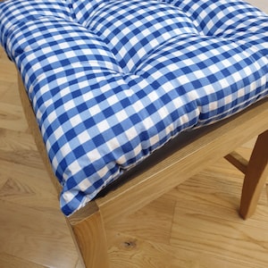 Gingham Seat Cushion Etsy