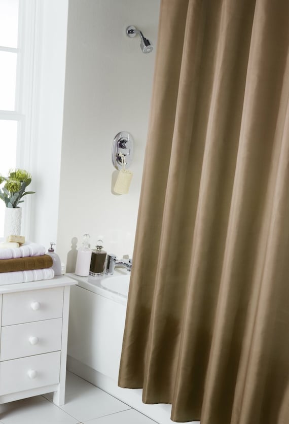 Shower curtain for tan bathroom discount