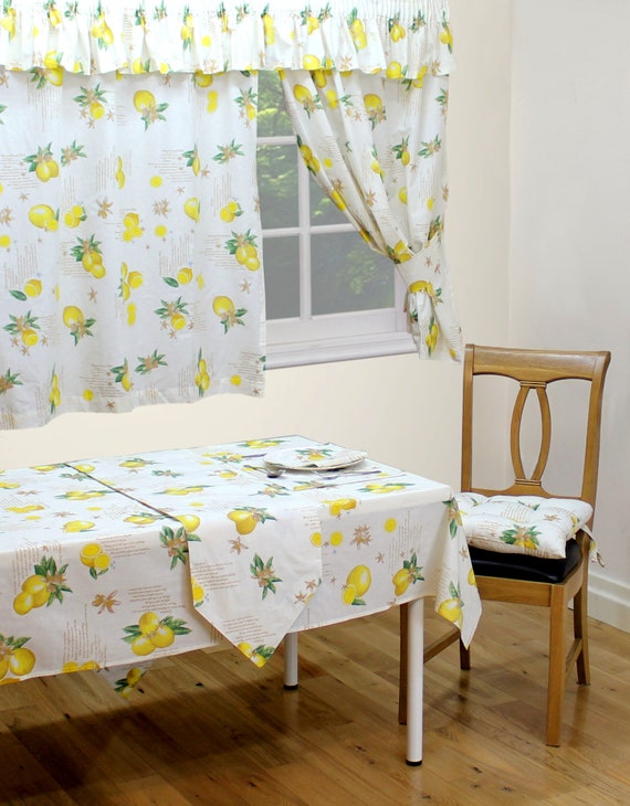 Seat Pad Lemons, Traditional Lemonade Recipe Script Yellow Cream