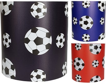 Light Shade Football, Novelty Kids Ceiling Pendant Shade, Sports White Black Red Blue