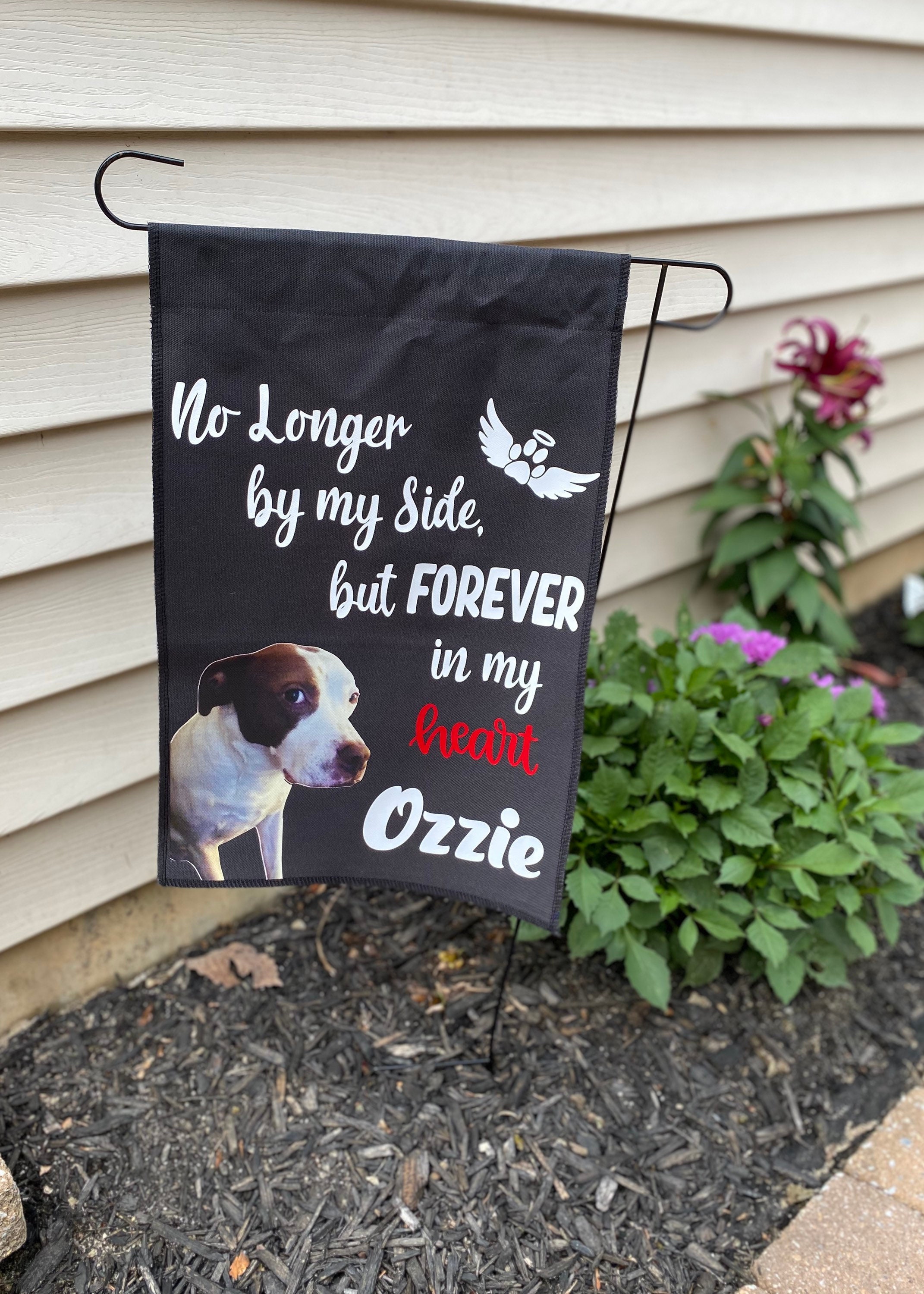 Pet Memorial Flag Pet grave flag pet garden flag. Etsy