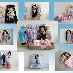 Individual order with all your wishes, Custom design mermaid doll, unicorn doll, doll set image 7