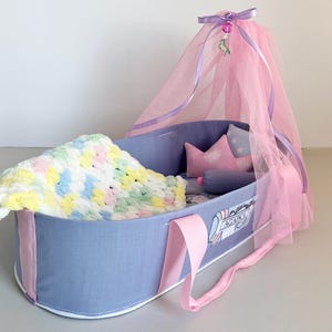 Handmade doll cradle
