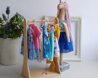 Clothes for a unicorn doll, Additional doll dresses