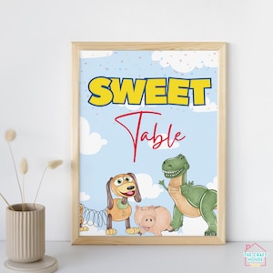 Toy Story Inspired Party Decorations | Sweet Table Sign | Digital Download | Toy Story |