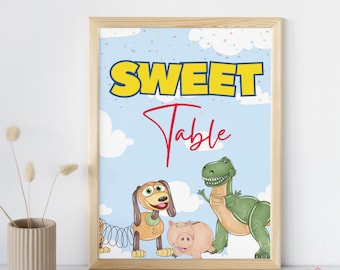 Toy Story Sweet Table Sign | Birthday Party Decor (Digital Download)
