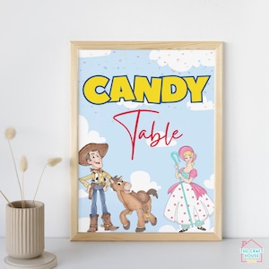 Toy Story Inspired Party Decorations | Candy Table Sign | Digital Download | Toy Story |