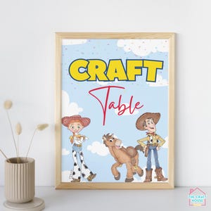 Toy Story Inspired Party Decorations | Craft Table Sign | Digital Download | Toy Story |