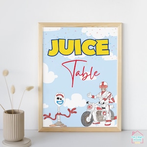 Toy Story Inspired Party Decorations | Juice Table Sign | Digital Download | Toy Story |