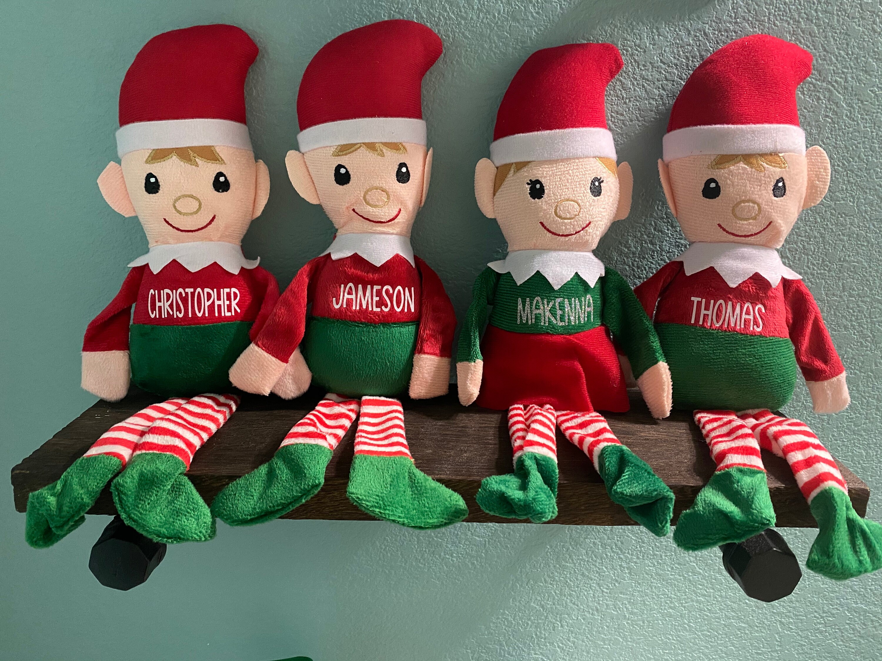 Plush Christmas elf Etsy