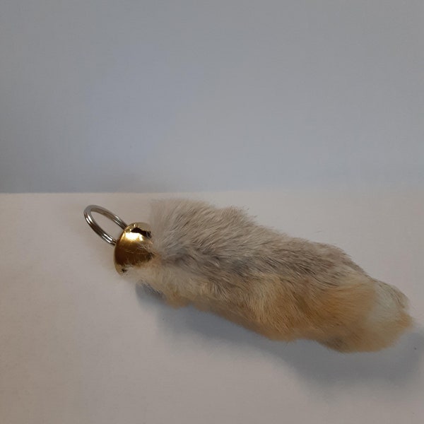 lucky rabbits foot key chain