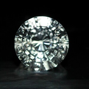 New Helix Cut! Crystal Quartz Faceted 8 To 19 MM Rounds.Fancy Custom Cut. Calibrated Stone. Sparkling Stone. Glowing Color. Sparkling Stone.