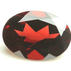 Natural Red Garnet Faceted. 16x12 MM Oval Shape. Callibrated Stone. Price Per Piece. Deep Color. Loose Gemstone.
