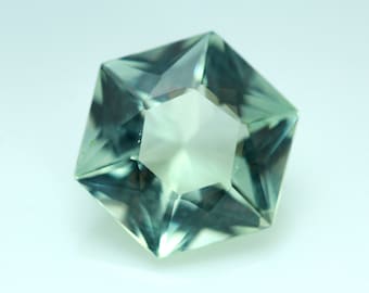 Dubbelstjärnslipning! Naturlig grön ametist fasetterad 8 & 14 MM fasetterad hexagon. VÄLJ STORLEK. Pris per styck. Kalibrerad sten lös ädelsten