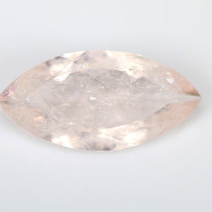 1.91 Carats! Pinkish Peach Color Morganite Faceted  14x7 MM Marquise Shape. Calibrated Size .Loose Gemstone.