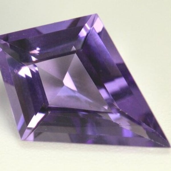 Amethyst Faceted 12x8 To 16x12  MM Fancy kite Shape ( Rhombus). Callibrated Stone. Price Per Piece. Rhombus  Shape.Loose Gemstone