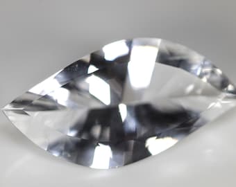 Natural Crystal Faceted. 35x17 MM Fancy Marquise Shape. Concave Cut. Huge Size. Price Per Piece. Sparkling Stone. Loose Gemstone.