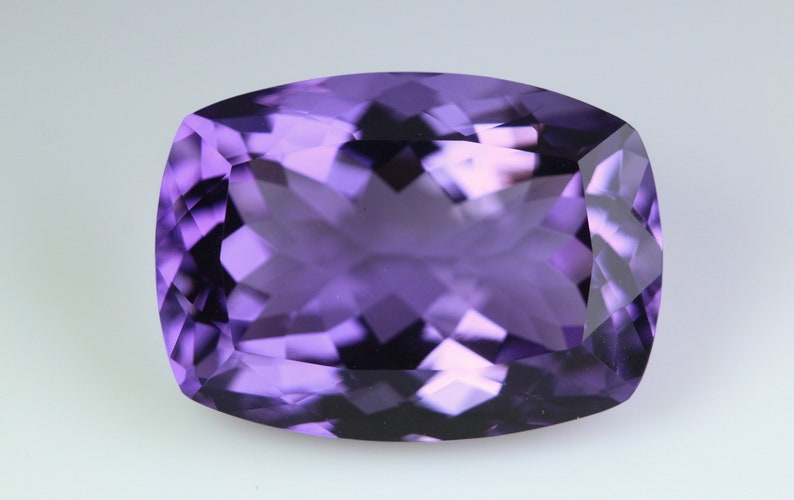 Loose Gemstone. 18.72 Carat Sparkling Stone.Price Per Piece Natural Purple Amethyst Faceted 20x15 MM Calibrated Size