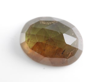 5.76 Carat! Natural Andalusite Rosecut 13x10 MM Oval. Normal Cutting Calibrated Stone. Loos Gemstone.