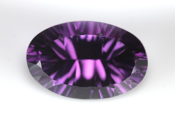 9.78 Carat Natural Purple Amethyst, 18x12 Mm Oval Gemstone - Etsy