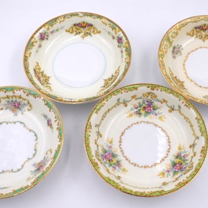 Vintage Dessert Bowls, Fruit & Berry Bowls, Sauce Bowls Mismatched China