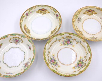 Vintage Dessert Bowls, Fruit & Berry Bowls, Sauce Bowls Mismatched China