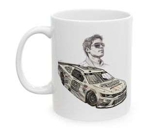 Chase Elliott #9 NASCAR Ceramic Coffee Mug - Etsy