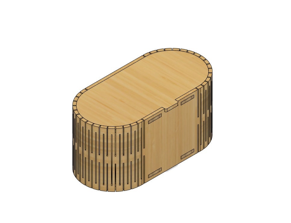 Box With Lid - Laser Cut Files Svg Dxf Vector - Etsy