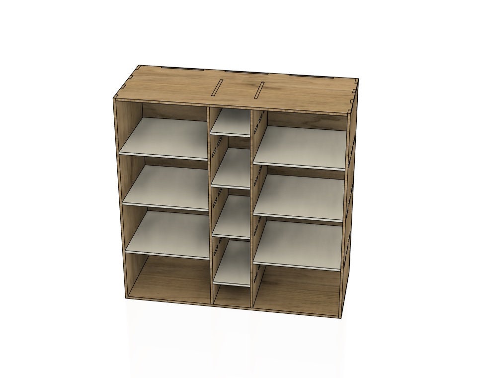 Organizer Stand - Laser Cut DXF SVG Vector Digital File - Tool Storage ...