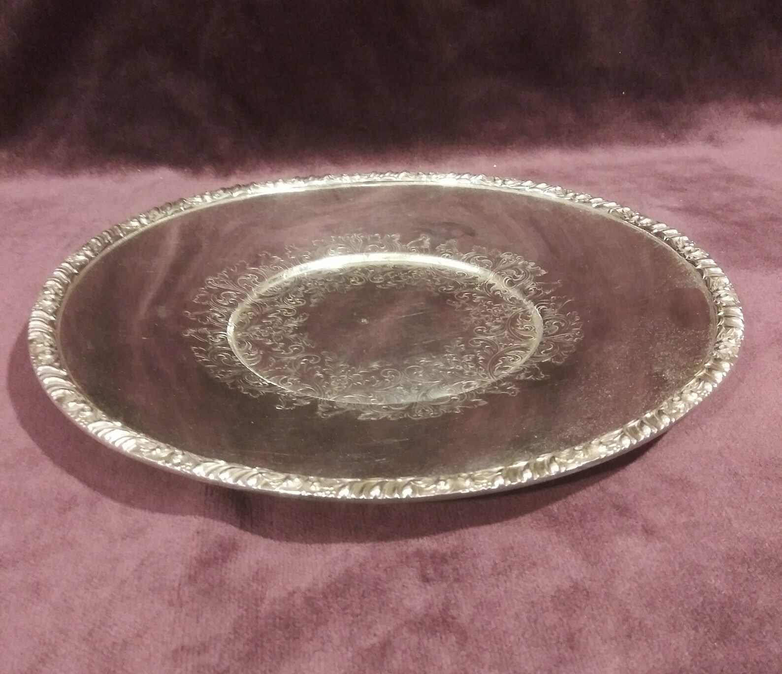 Henley Tudor Plate Oneida Community Silver Plated Tray Etsy