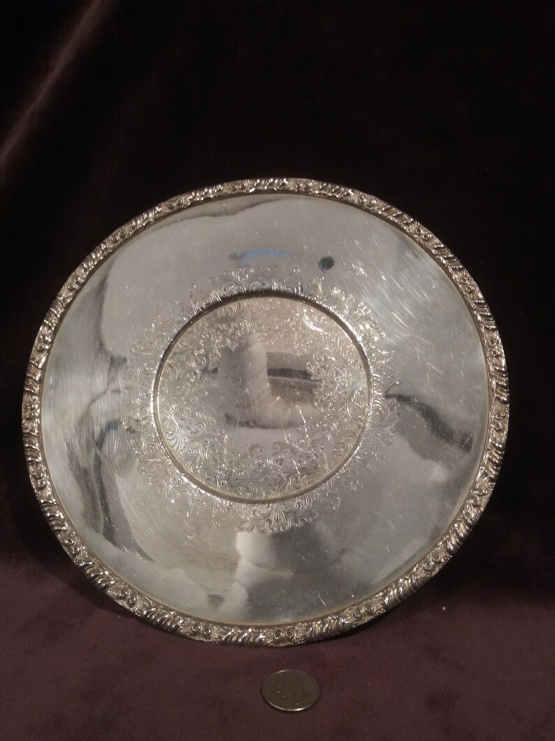 Henley Tudor Plate Oneida Community Silver Plated Tray Etsy