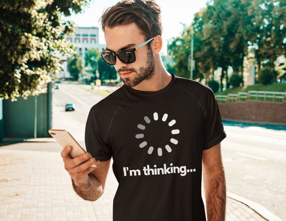 Funny Programmer T-shirt I'm Thinking Unique Gamer - Etsy Australia Funny Programmer T-shirt I'm Thinking Unique Gamer - Etsy Australia