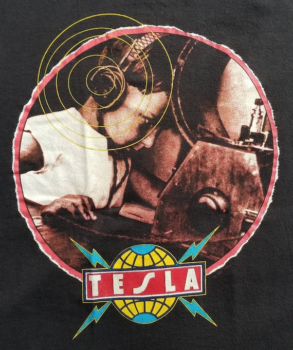 Tesla Ultra Rare 1989 tour shirt