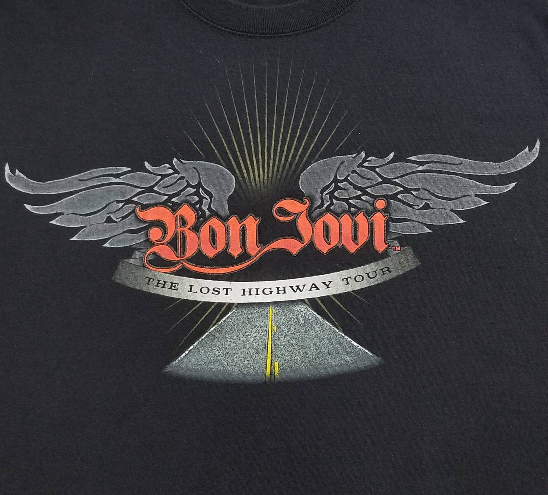 Bon Jovi 2008 Lost Highway Tour Shirt - Etsy