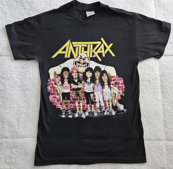 【80sコレクション】anthrax1988-89 tour tシャツ Anthrax 1988 Tour Shirt - Etsy