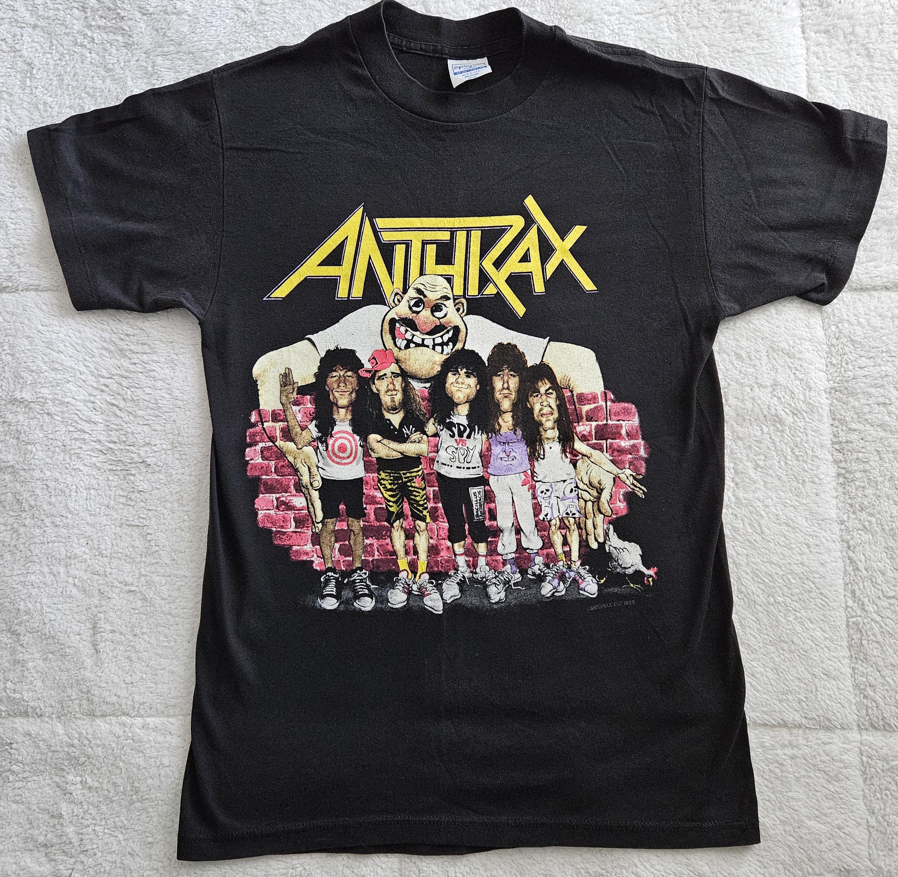 【80sコレクション】anthrax1988-89 tour tシャツ Anthrax 1988 Tour Shirt - Etsy