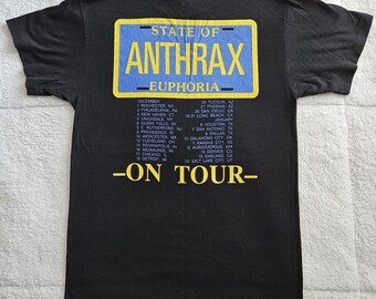 Anthrax 1988 Tour Shirt - Etsy
