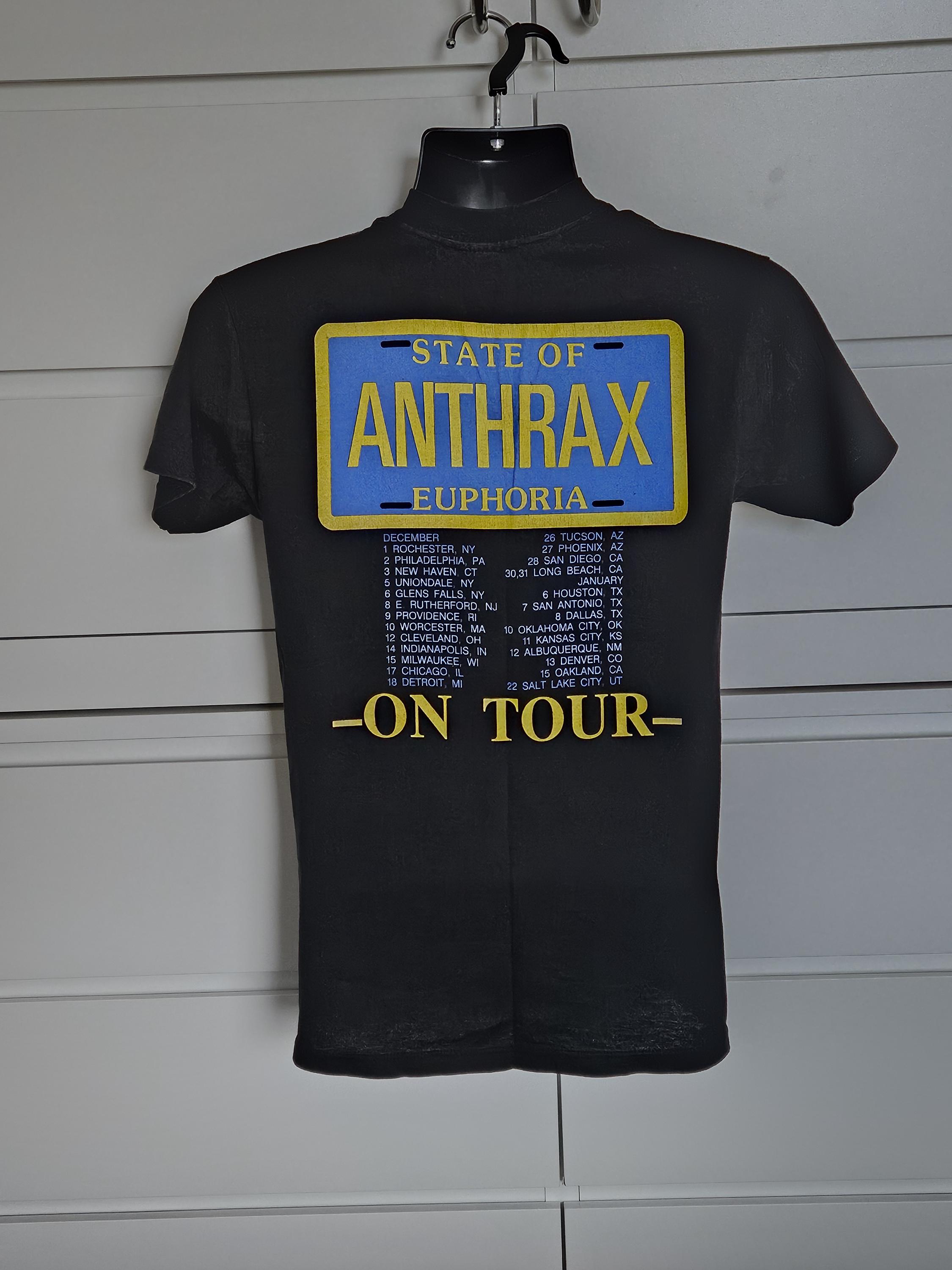 Anthrax 1988 Tour Shirt - Etsy