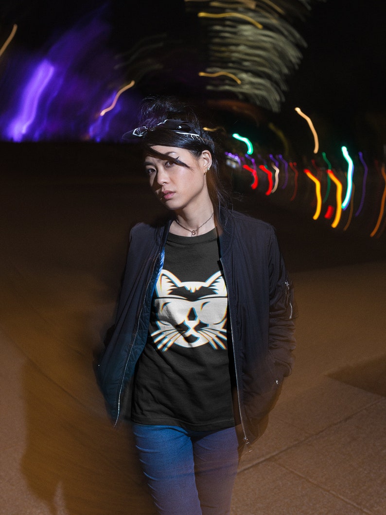 Trippy Rave Cat Shirt Perfect Gift for Djs and Cat Lovers - Etsy