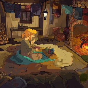 The Coziest Link - Art Print