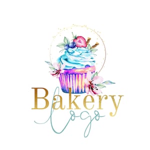 Bakery Logo, Baking logo, cake shop logo, Bakery logo design with hearts, Baking Branding Kit, Cake logo, Hand Whisk Logo