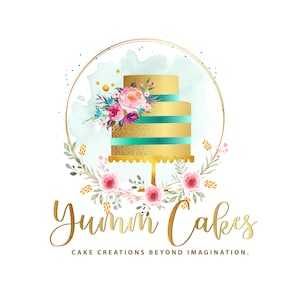 Unique Handmade Bakery Logo Featuring Vintage kitchen logo Style and Colorful Sprinkle logo! Custom Logo Bakers: Stylish Pastry Chef Logo