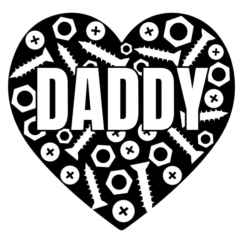 Download Daddy heart with tools svg png sublimation | Etsy