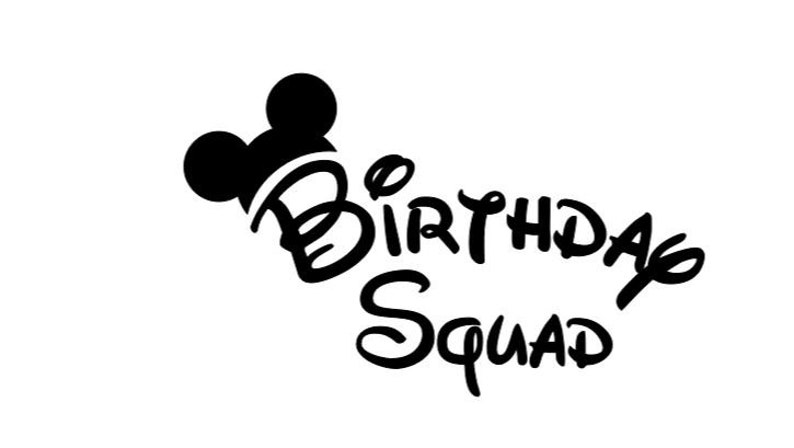 Download Birthday Squad Disney mickey mouse inspired svg and png | Etsy