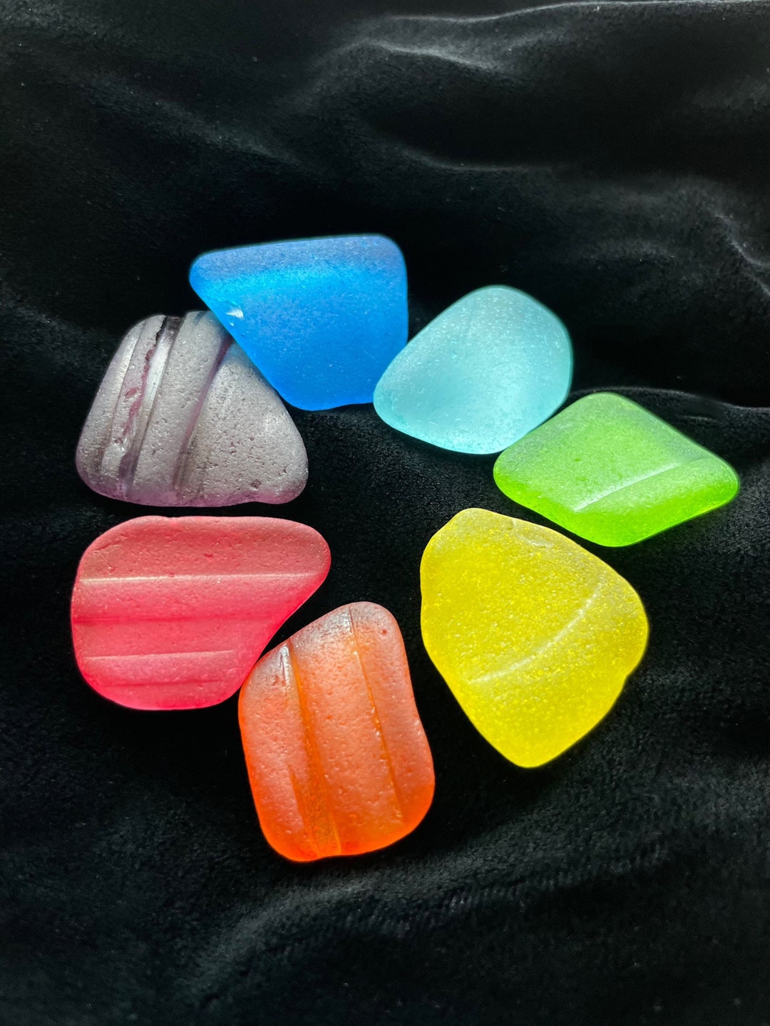 Chakra Sea Glass, Chakra Set, Seaglass, Meditation, Energy, Mala, Beach