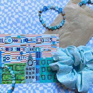 Sac cadeau inspiré de 1989 / Cartes postales de chouchous de bracelets d'amitié
