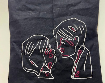 マイ・ケミカル・ロマンス / スウィート・リベンジに乾杯 / 手刺繍トートバッグ / オルタナティブ・エモ・ポップ・パンク・ギフトアクセサリーバッグ