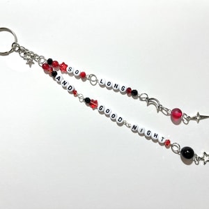 My Chemical Romance / Three Cheers For Sweet Revenge / Helena / Handmade keychain alternative emo pop punk gift