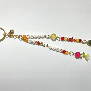 Hot Mulligan / Tout ira bien / Porte-clés pop punk emo fait main, cadeau alternatif