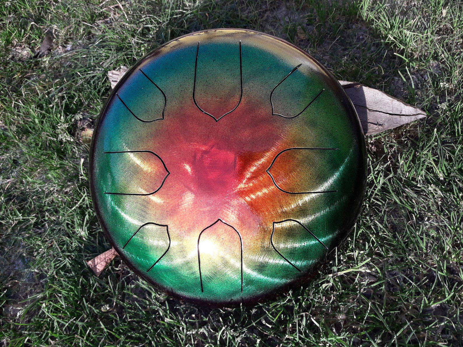 Steel Tongue Drum 12/30cm tank drum . handpan . gift . Etsy